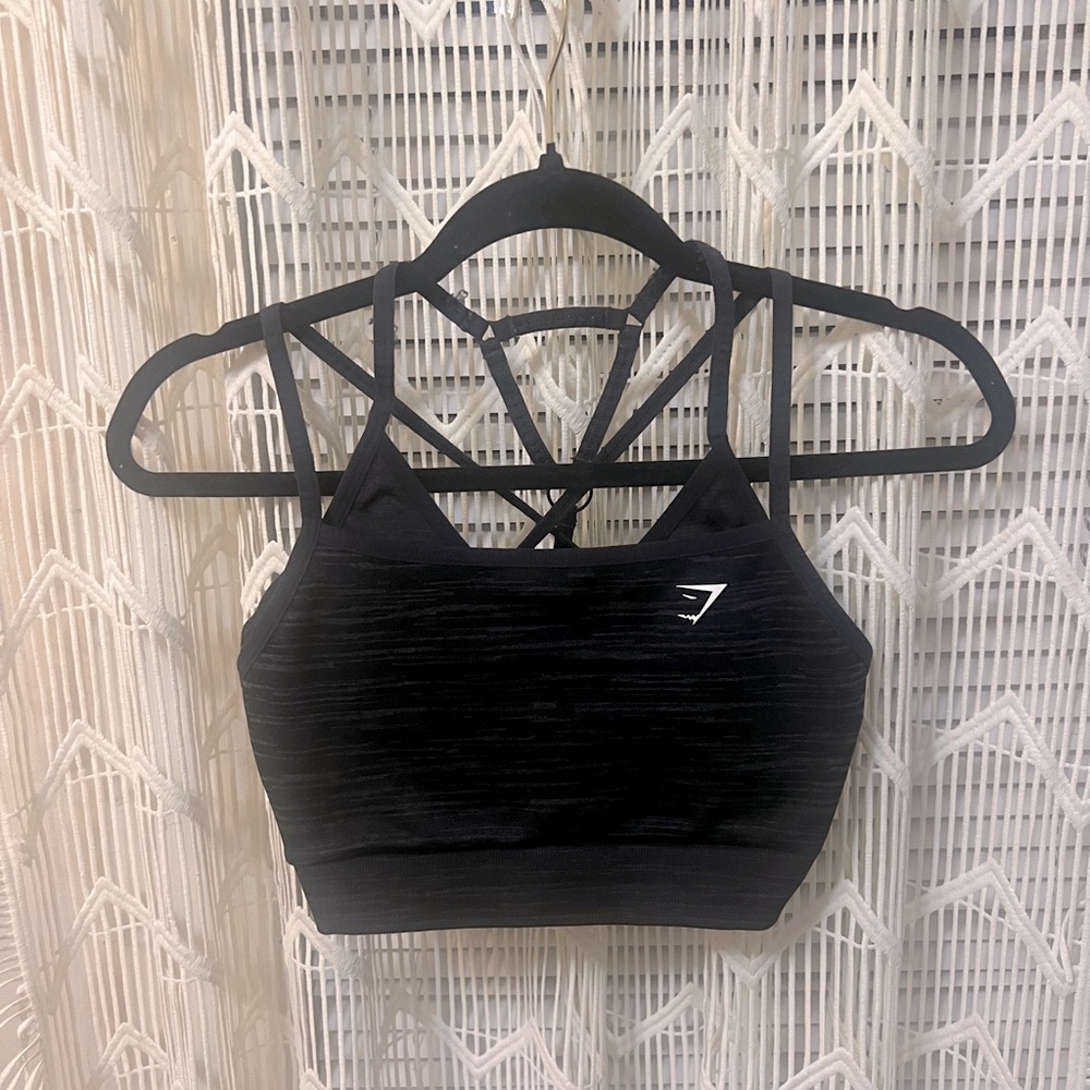 Black medium gymshark sports bra
